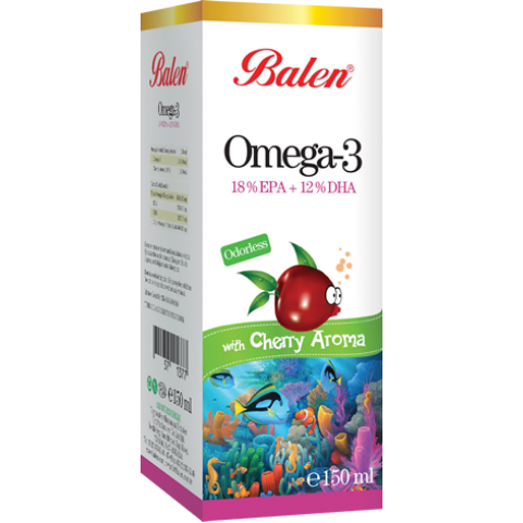 Omega 3 Vişne Aromalı Balık Yağı Balen