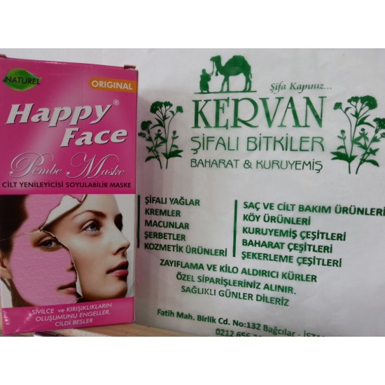 Happy Face Pembe Maske 150 ml