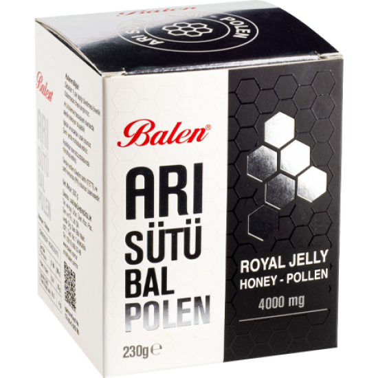 Arı Sütü Bal Polen Karışımı Balen 4000 Mg