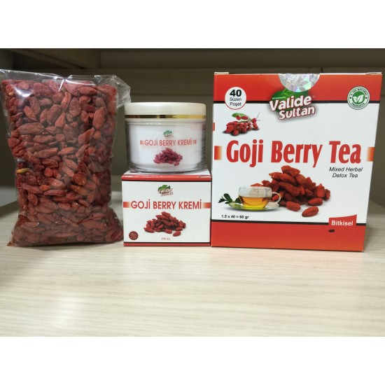 Goji Berry Meyvesi Çayı Ve Kremi (3ü Birarada)