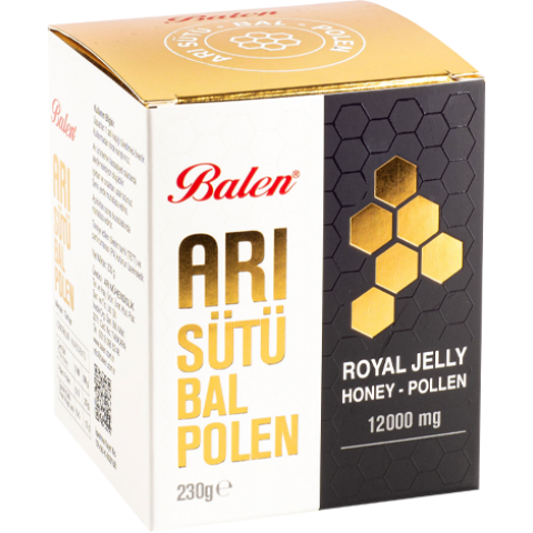 Arı Sütü Bal Polen Balen 12000 Mg