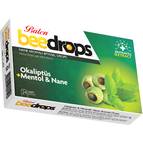 Bee Drops Bitkisel Aromalı Pastiller Balen 4 Kutu