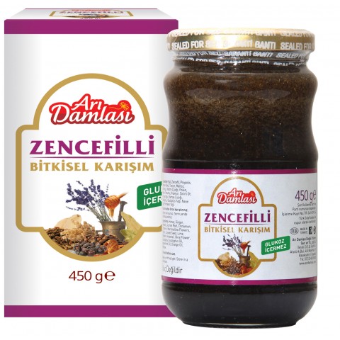 Zencefilli Macun Arı Damlası 460 gr